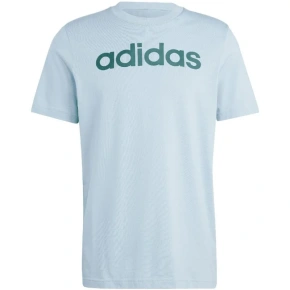 Tričko adidas Essentials Single Jersey Linear s vyšitým logom M IJ8651