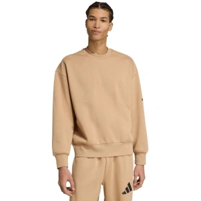 Pánska mikina adidas Essentials Loose Fit 3 Bar Logo Beige JX5668