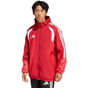 Pánska bunda adidas Tiro 26 Competition All Weather Jacket červená KB0134 pánska Pánska bunda adidas Tiro 26 Competition All Weather Jacket červená KB0134 pánska