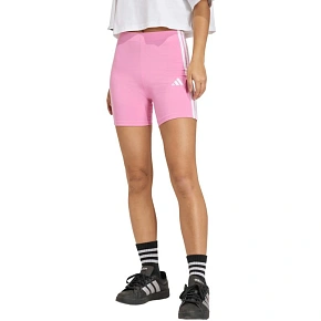 Dámske šortky adidas Essentials 3-Stripes High Waisted Biker shorts pink KT1625 women
