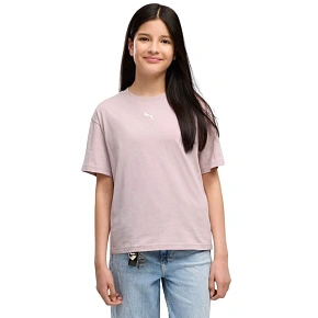 Detské tričko Puma Ess Centered Cat Logo Boxy Tee, ružové, 685131 49
