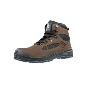 Topánky Albatros Timber Mid M MLI-S36B9 v tmavohnedej farbe