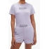 Dámsky kraťasový set - QS6804E 10B - fialová - Calvin Klein