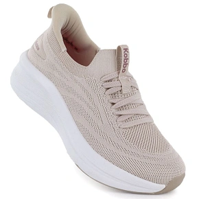 Dámska športová obuv na platforme beige Kobbo Vinceza 102421