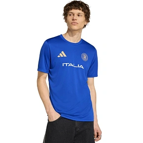 Pánske tričko adidas Italy 26 Jersey blue KH2306 pánske Pánske tričko adidas Italy 26 Jersey blue KH2306 pánske