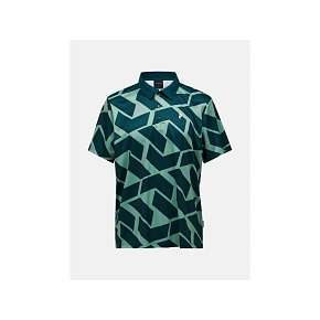 Pánske tričko PEAK PERFORMANCE M Graphic Polo, zelené Pánske tričko PEAK PERFORMANCE M Graphic Polo, zelené