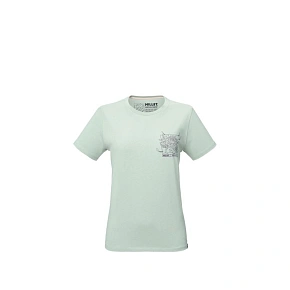 Dámske tričko MILLET Cimaï Collab Ts Ss v pastelovo zelenej farbe Dámske tričko MILLET Cimaï Collab Ts Ss v pastelovo zelenej farbe