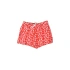 Pánske kúpacie kraťasy KM00802 0GM červená/biela - Calvin Klein