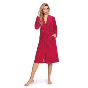 Dámsky župan Welur Lydie 390 Amaranth dark pink - De Lafense