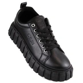 Dámska športová obuv na platforme INT1919 / MM274617 Black - Big Star