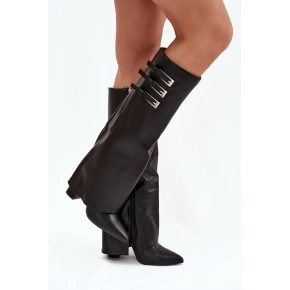 Dámske topánky na podpätku C-354 Black - Stephan Paris