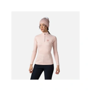 Rossignol W Classique 1/2 Zip mikina ružová