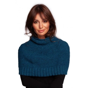 BK099 Pletená komínová šatka petrol blue -Moe