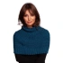 BK099 Pletená komínová šatka petrol blue -Moe