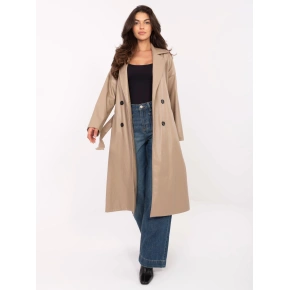 Dámsky kabát IT PL A8393.81 Beige - Rue Paris