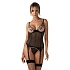 Dámsky očarujúci korzet Vila Blanes Corset black - Obsessive