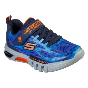 Skechers FLEX-GLOW TAREN S-Lights JR 400018L-NVOR