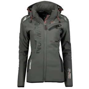 Geographical Norway Dámska softshellová bunda Reine Grey/Black Lady 007 (WU6099F/GN Grey/Black) Geographical Norway Dámska softshellová bunda Reine Grey/Black Lady 007 (WU6099F/GN Grey/Black)