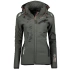 Geographical Norway Dámska softshellová bunda Reine Grey/Black Lady 007 (WU6099F/GN Grey/Black)