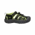 Detské trekingové sandále Keen Newport H2 Black/Lime green na leto (1009942)
