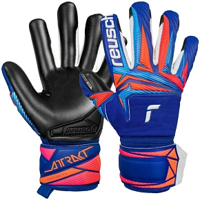 Reusch Attrakt Infinity Evolution NC Junior modro-čierne brankárske rukavice 5672725 4127