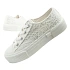 Lee dámske športové topánky Isla trainers white platform lace-up women's