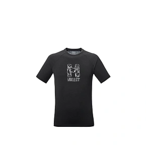 Pánske tričko MILLET Cimaï Natural Ts Ss M, čierne Pánske tričko MILLET Cimaï Natural Ts Ss M, čierne