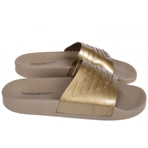 Šľapky X4PS02 zlatá - Emporio Armani
