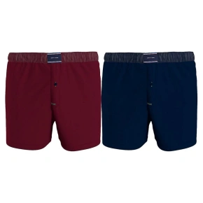 Pánske boxerky 2 pack UM0UM02188 - 0SD - Modrá, bordo - Tommy Hilfiger