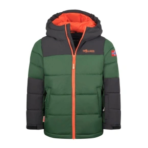 Detská zateplená zimná bunda Narvik Pro Waterproof Green (604-322)