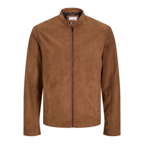 Jack&Jones bunda zo syntetického semišu JJEDYLAN CLEAN JACKET NOOS 12261197 COGNAC Jack&Jones bunda zo syntetického semišu JJEDYLAN CLEAN JACKET NOOS 12261197 COGNAC
