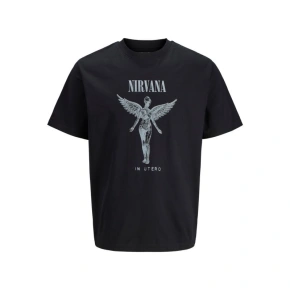 Jack&Jones Nirvana JPRBLUNIRVANA SS TEE 12287521 BLACK Jack&Jones Nirvana JPRBLUNIRVANA SS TEE 12287521 BLACK