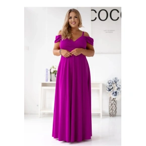 Dlhé šaty model 208858 purple - With You Dlhé šaty model 208858 purple - With You