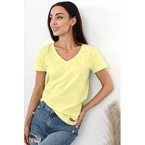 Dámske tričko s krátkym rukávom Serek brown - Off Pink