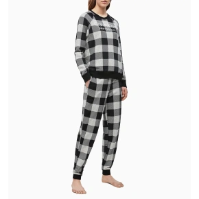 Dámske tepláky QS6302E-2ZJ sivočierna - Calvin Klein