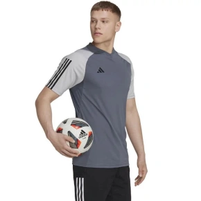 Pánske tričko Tiro 23 Competition Jersey M HP1906 Sivá s bielou - Adidas
