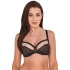 Dámska podprsenka Clara BS0 1212 Čierna s béžovou - Gaia