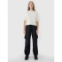 Dámske tričko oversize s potlačou 4F 4FWSS25TTSHF1971-11S