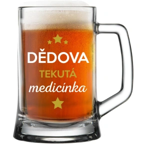 Dedkova nežná medicína - pivný pohár 0,5 l