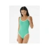 RIP CURL Premium Surf Cheeky One Piece Zelené plavky