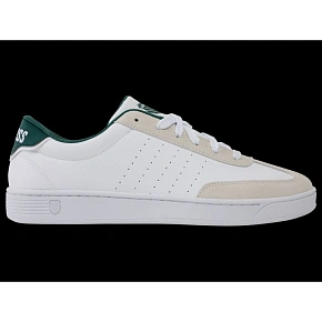 Tenisky K-swiss COURT BALBOA WHITE/CLOUD DANCER/POSY GREEN-M (04735-168-M)