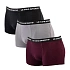 Le Coq Sportif pánske boxerky 3PAK black grey burgundy
