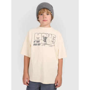 Chlapčenské tričko oversize s potlačou 4F 4FJRAW25TTSHM3208-12S Chlapčenské tričko oversize s potlačou 4F 4FJRAW25TTSHM3208-12S