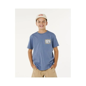 Chlapčenské tričko RIP CURL Pacific Rinse Sunrise Tee-Boy, modré, detské Chlapčenské tričko RIP CURL Pacific Rinse Sunrise Tee-Boy, modré, detské