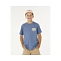 Chlapčenské tričko RIP CURL Pacific Rinse Sunrise Tee-Boy, modré, detské