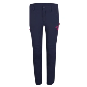 Trollkids Detské nohavice Kjerag pre chlapcov/dievčatá so zipsom Navy Blue/Magenta (177-114)