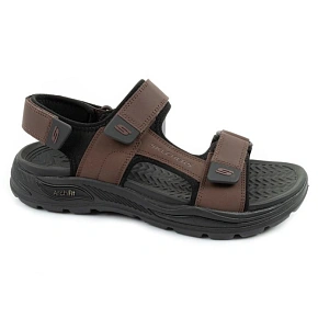 Pánske sandále Skechers Arch Fit na suchý zips na leto