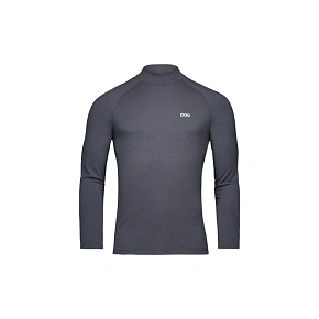 Cyklistické tričko POC M's Layer Merino Mock Neck Jersey, sivé Cyklistické tričko POC M's Layer Merino Mock Neck Jersey, sivé