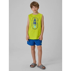Chlapčenské plážové šortky boardshorts 4F 4FJWSS26UBDSM203-45S