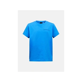 Detské tričko PEAK PERFORMANCE Jr Original Small Logo Tee, modrá farba Detské tričko PEAK PERFORMANCE Jr Original Small Logo Tee, modrá farba